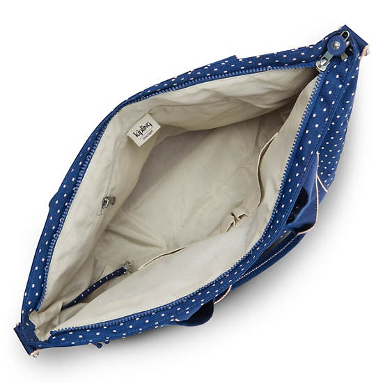 Kipling Asseni Printed Tote Tassen Blauw | België 1754SG